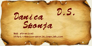 Danica Šponja vizit kartica